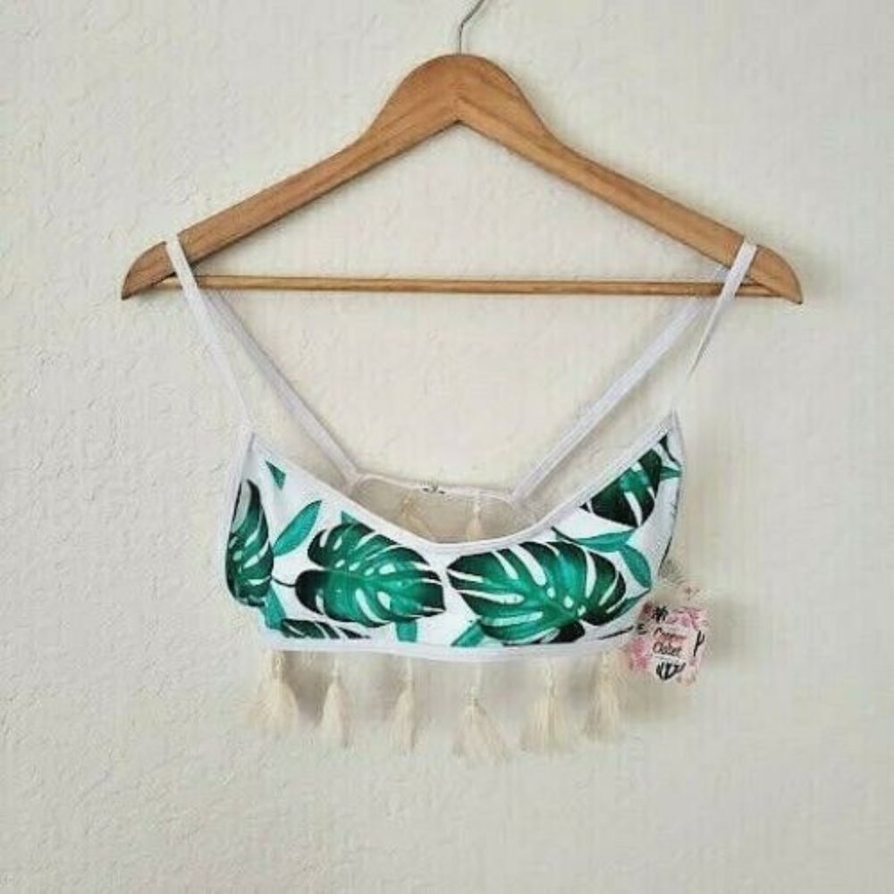 The Copper Closet Tropical Bikini Top